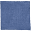 HÜTTE & CO Lot de 3 serviettes molletonnées bleu fumé 60 x 60 cm