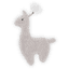 Jollein Peluche per succhietto Lama grigio