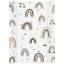 Rotho Materassino per fasciatoio a 2 cunei, Boho Rainbow 70 x 50 x 10 cm