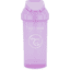 TWIST SHAKE  Butelka ze słomką 360 ml 6+ miesięcy pastelowy fiolet