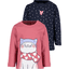 BLUE SEVEN Langarmshirt 2er Pack mauve+nachtblau