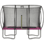 EXIT trampolína Silhouette čtvrecová 244x366 cm - růžová
