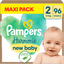 Pampers Harmonie bleer størrelse 2 mini, 4 kg - 8 kg, maxipakke (1x96 bleer)