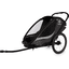 hamax Cocoon ONE vozík za kolo s nastavitelnou polohou na spaní grey/ black 