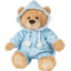 Teddy HERMANN® Peluche ours pyjama bleu 30 cm