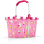 Dětský skládací nákupní košík Reisenthel Carrybag XS Kids ABC Friends Pink