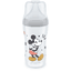 NUK Babyflasche Perfect Match Mickey Mouse mit Temperature Control 260 ml ab 3 Monate in grau