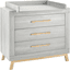Schardt Commode table à langer Miami Grey hêtre 