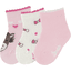 Sterntaler Dětské ponožky 3-pack Pony pink 