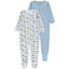 name it Combinaison pyjama enfant Dusty Blue lot de 2