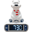 LEXIBOOK Budzik z figurką nocnego misia polarnego 3D i wspaniałymi dzwonkami