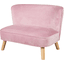 roba Børnets sofa fløjl, lyserød