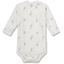 Sanetta Wrap bodysuit langærmet off white 