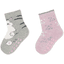 Sterntaler ABS-sokker i dobbeltpakke kat lysegrå