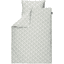 Alvi ® Ložní prádlo Petit Fleurs zelená/bílá 100 x 135 cm