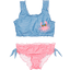 Playshoes  UV-bescherming bikini krab blauw-roze