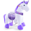 PonyCycle® Unicornio morado con sonido y freno, pequeño