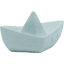 Nattou Jouet de bain bateau caoutchouc bleu