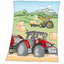 babybest® Fleece teppe traktor 130 x 160 cm