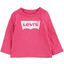 Dětské tričko Levi's® s dlouhým rukávem růžové