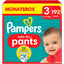 Pampers Spodnie Baby-Dry, rozmiar 3 Midi, 6-11 kg, opakowanie miesięczne (1 x 192 spodnie)