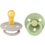 BIBS® Nukke Colour Sand / Pistachio 6-18 kk, 2 kpl.