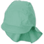 Sterntaler Peaked caps med nakkebeskyttelse mellomgrønn