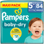 Pampers Baby-Dry vaipat, koko 5+, 12-17 kg, maxi-pakkaus (1 x 84 vaippaa).