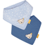 Steiff Sjaal 2-pack Chambray Blauw