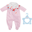 Zapf Creation  Baby Annabell® pyjamas rosa blommor 43cm