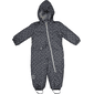 LITTLE Schneeoverall Zipfelmütze Sterne anthra
