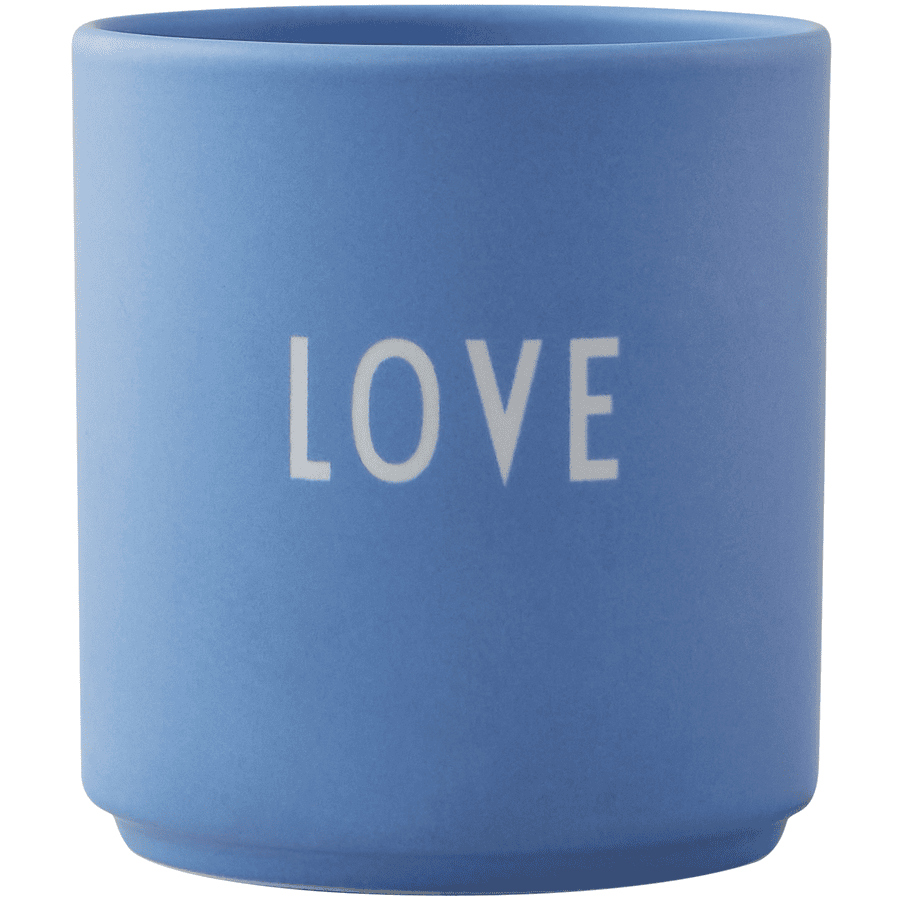 Design Letters Porzellanbecher Favourite Cups mit Lasergravur sky blue


