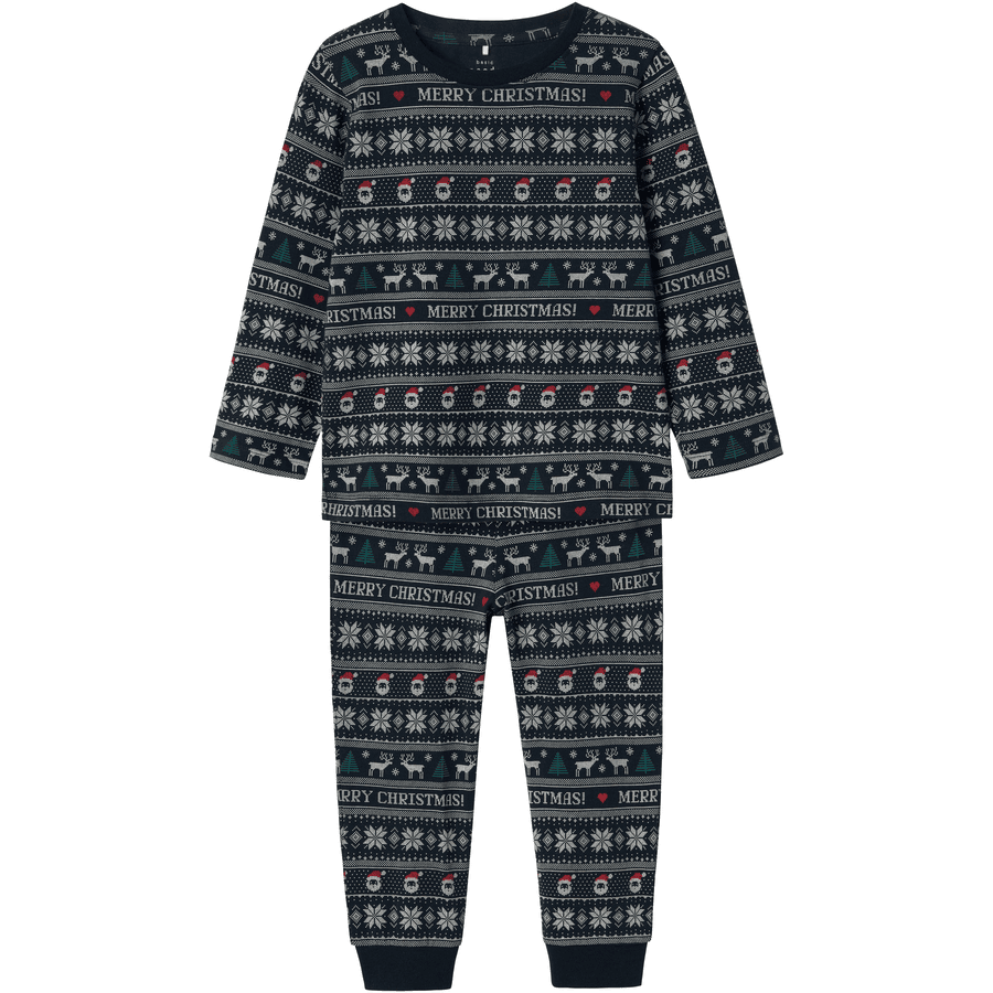 name it 2-delige pyjama Nmnvismas Dark Sapphire