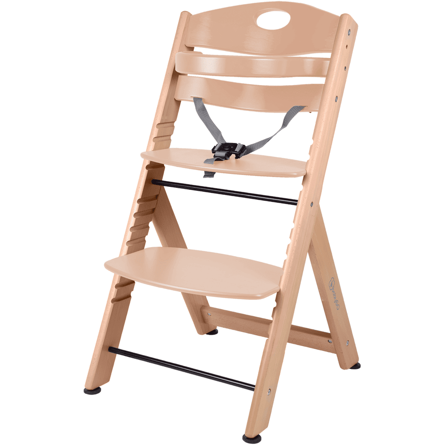 babyGO Family XL rostoucí jídelní židlička wood