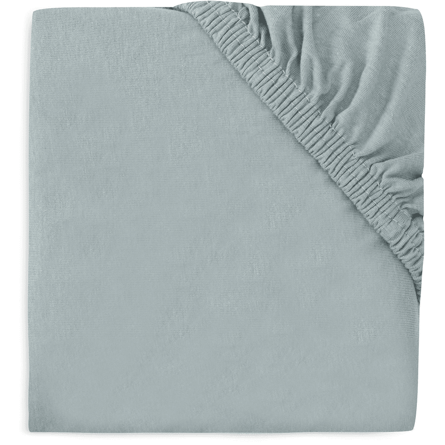 jollein Spannbettlaken Laufgitter Jersey 75x95cm - Sea Green