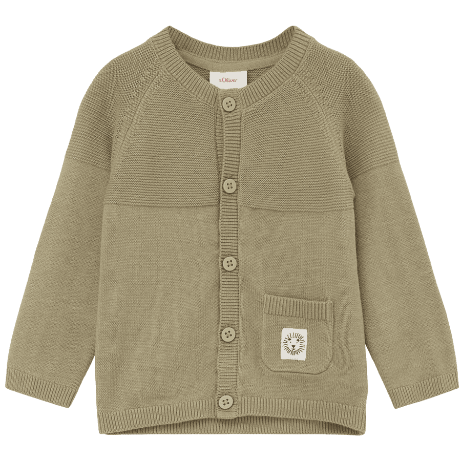 s. Olive r Veste en tricot green 