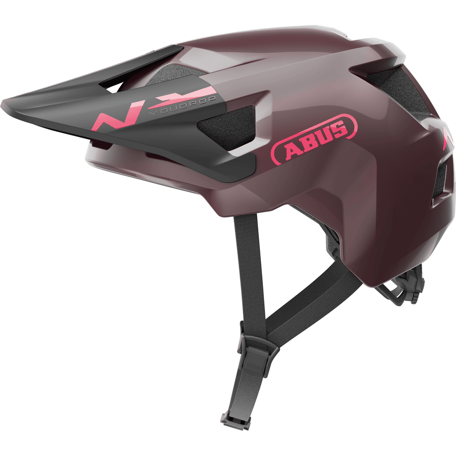 ABUS Casco da bicicletta YOUDROP rosso mora-S YN7630