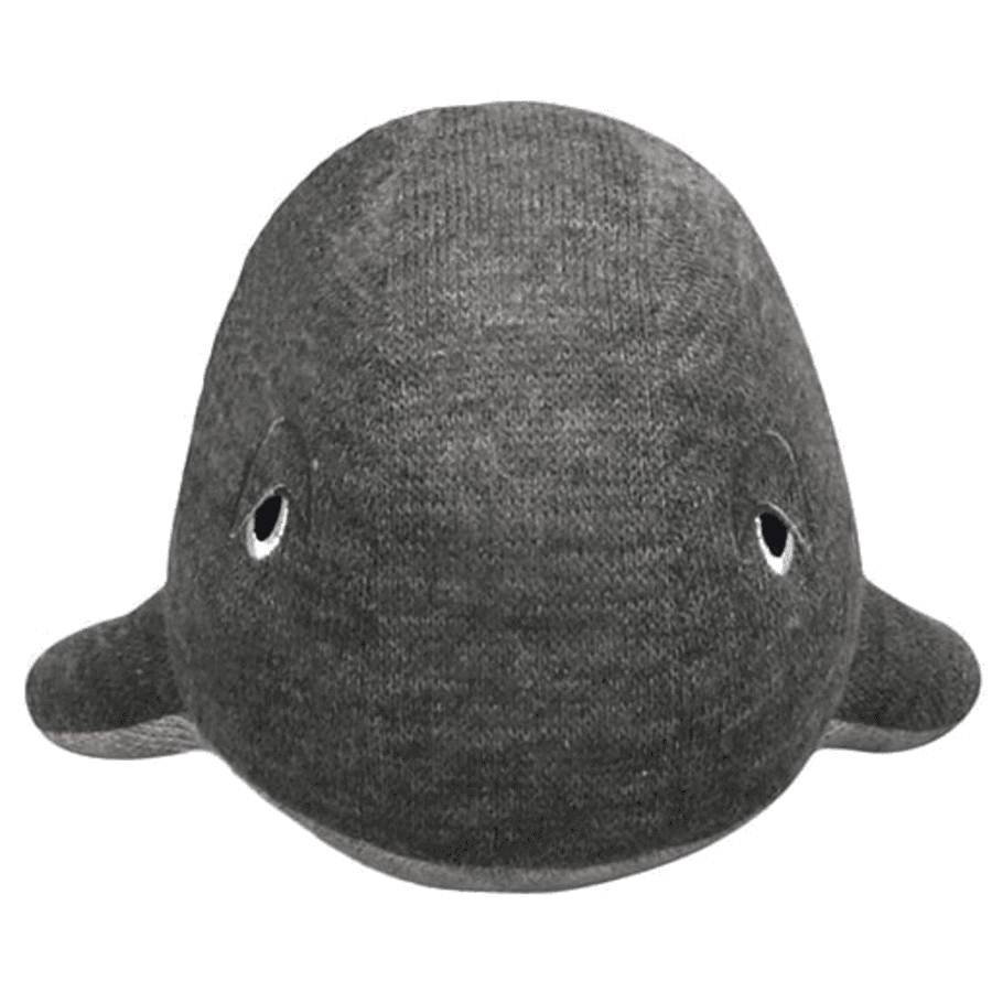 Filibabba Kuscheltier Wal 30 cm Grey Melange