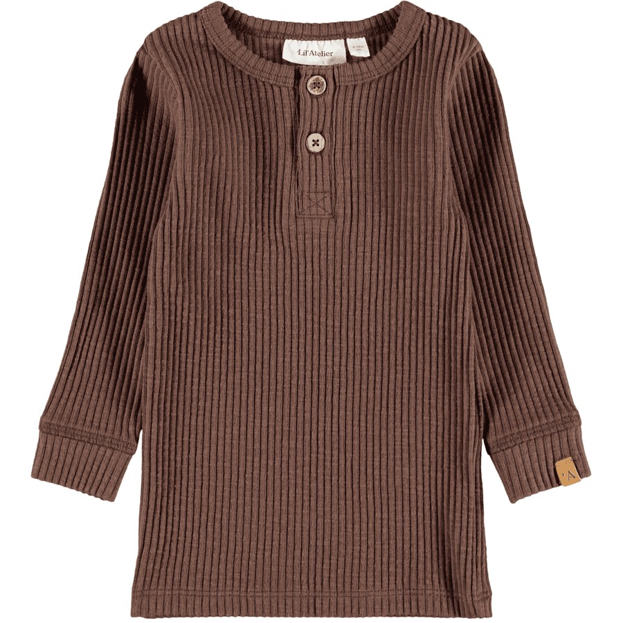 Lil'Atelier Langarmshirt Nbmrajo Chestnut