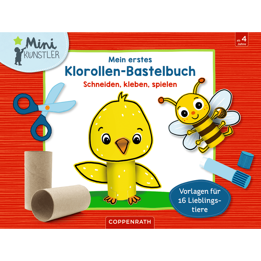 SPIEGELBURG COPPENRATH Mein 1. Klorollen-Bastelbuch - Lieblingstiere (Mini-Künstl.)