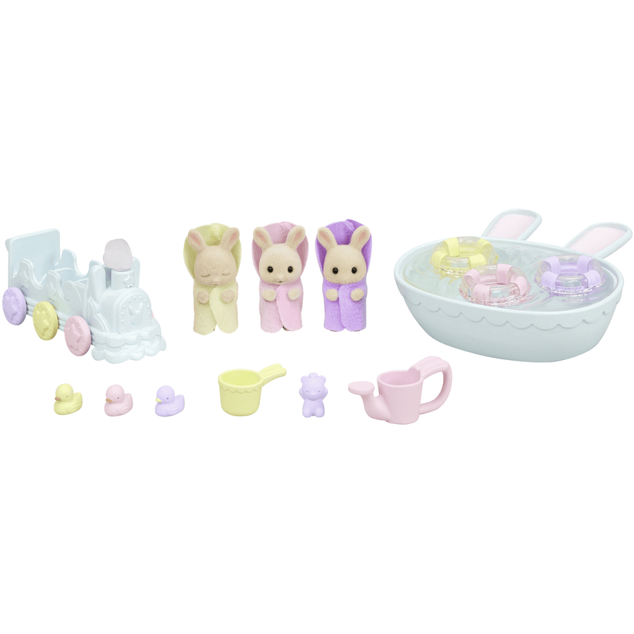 Sylvanian Families ® Mléčná hrací sada na koupání s králíčkem