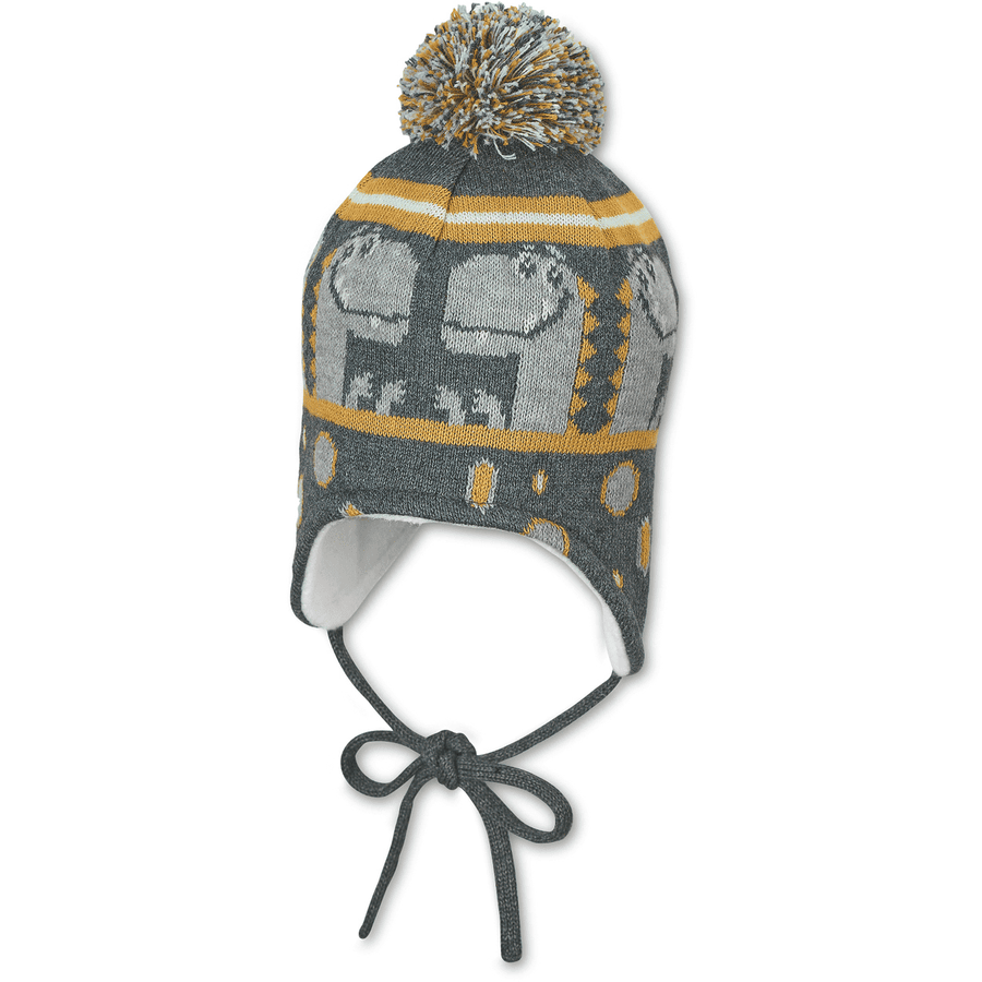 Sterntaler bonnet tricoté anthracite