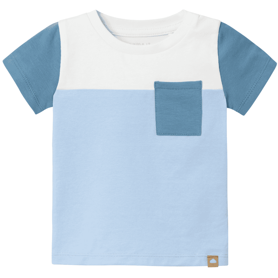 name it T-skjorte Nbmholin Chambray Blue