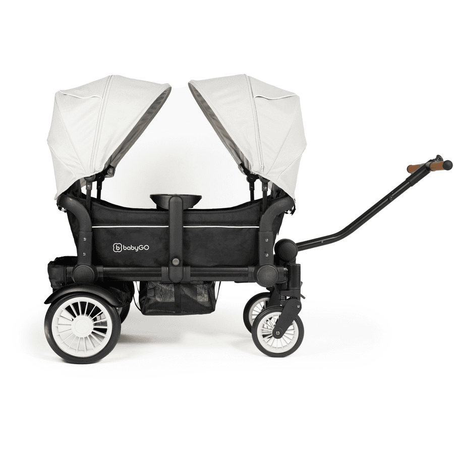 babyGO Rider Black Przytulny beż