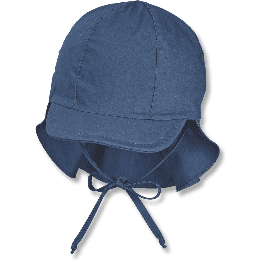 Sterntaler Schirmmütze mit Nackenschutz blau

