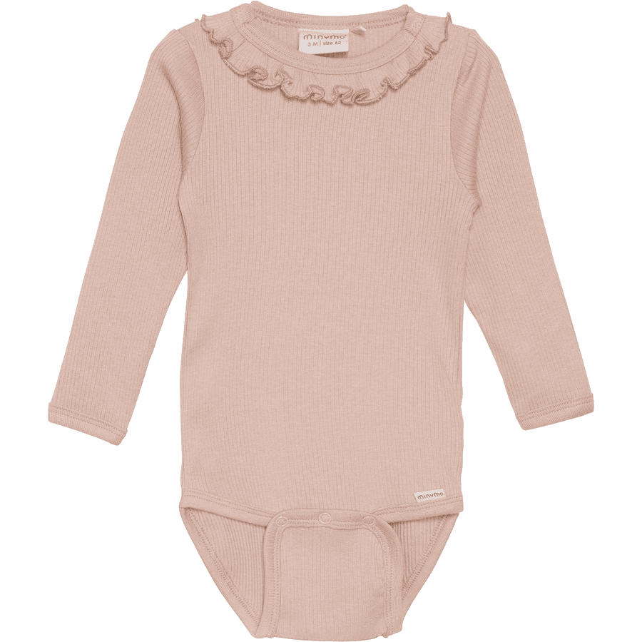 Minymo Body à manches longues Misty Rose
