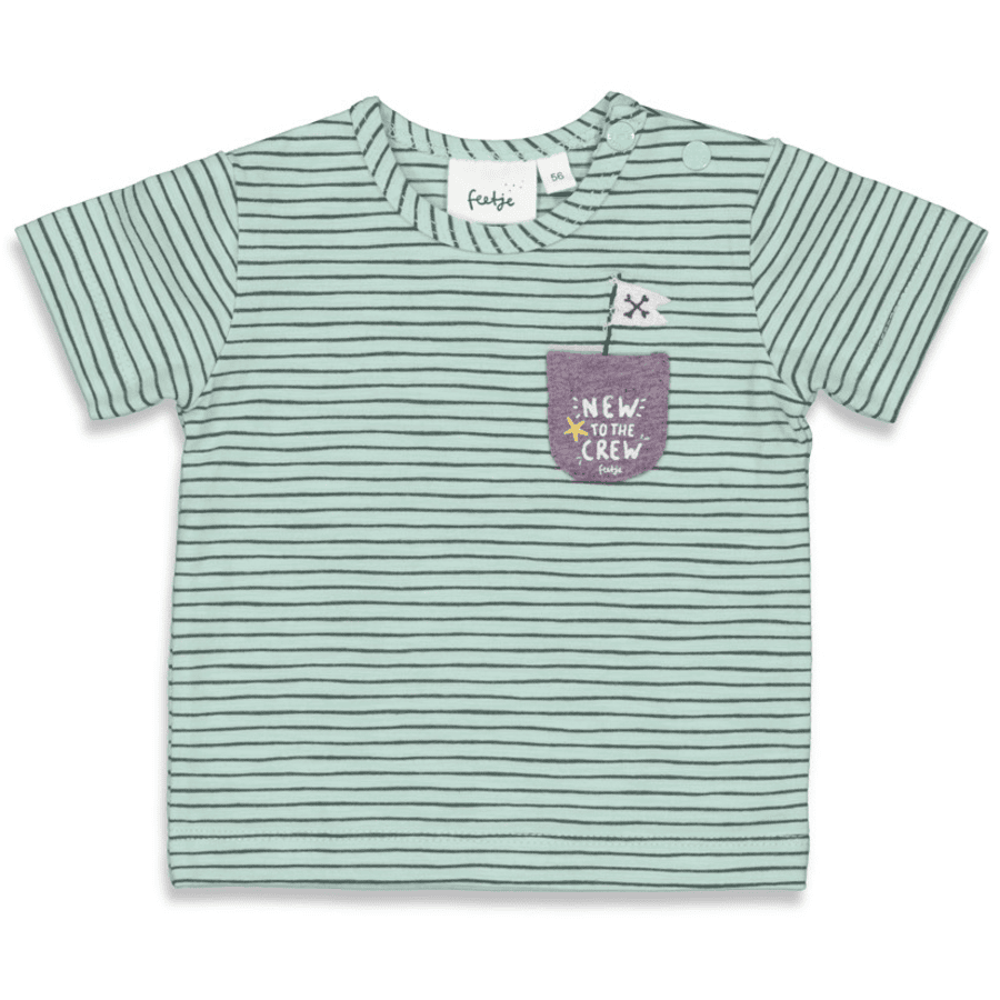 Feetje T-shirt milleraies Tiny Pirate menthe