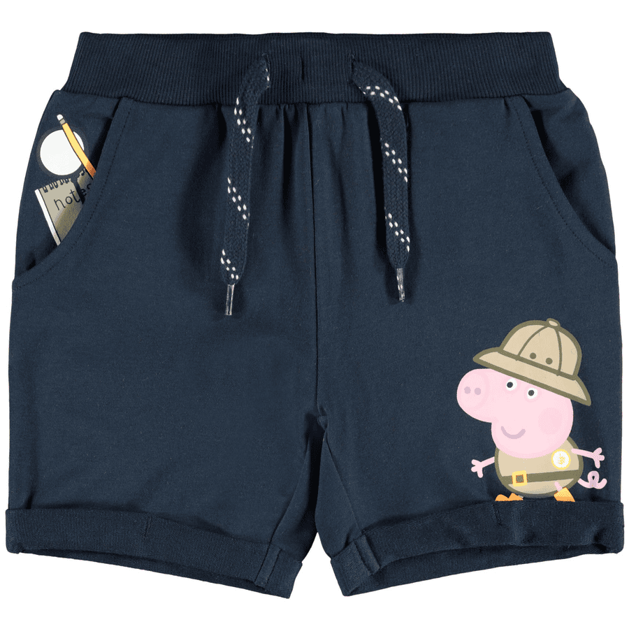name it Sweat shorts Peppa Pig Saphir foncé
