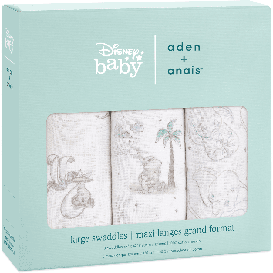 aden + anais™ Pucktücher My Darling Dumbo 3er-Pack