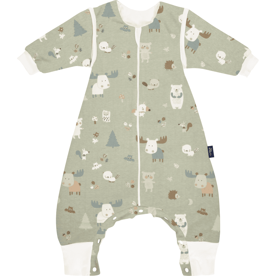 Alvi® Combinaison pyjama bébé manches amovibles Baby Forest